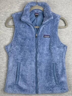 Patagonia Women's Small Woolly Blue Los Gatos High-Pile Fleece Vest